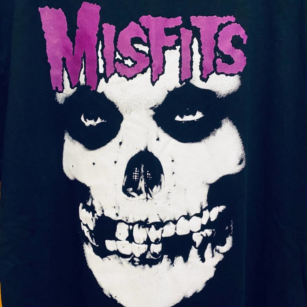 misfits // halloween purple skull tee 100% cotton